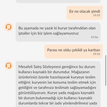 Trendyol Yemek Parası Ödenmiş Yemeğin Teslim Edilmemesi Ve Para İadesinin Yapılmaması