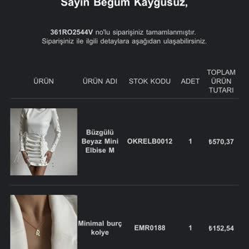 Ok Roses Ürün Elime Ulaşmadı/ Kargo Yok