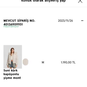Bershka "Kargoya Verilmedi Hala Hazırlanıyor"
