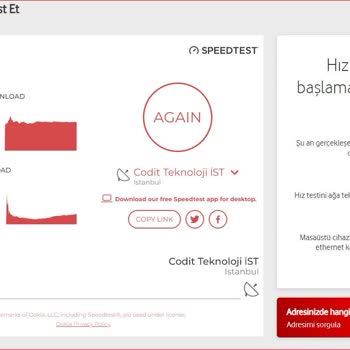 Sadenet İnternet Hızının Çok Çok Düşük Olması
