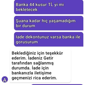 Getir, Tarihi Geçmiş Ürünün Para İadesini Yapmıyor Ve Yalan Söylüyor.