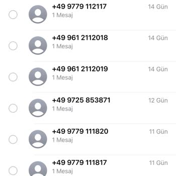 Vodafone Yurt Dışı SMS Engelleme