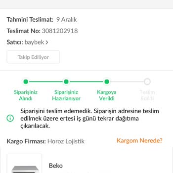 Trendyol Bir Ürünün Başa Bela Olması