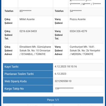 Çiçek Sepeti Kargo Çilesi