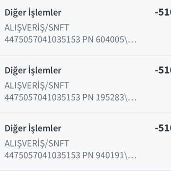 Getir Sistem Hatası Vererek Hesabımdan 3 Kez Para Çekildi İademi Yapmıyorlar