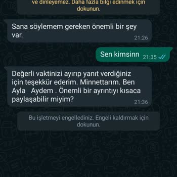 WhatsApp Yurt Dışı Bir Numaradan Rahatsız Ediliyorum