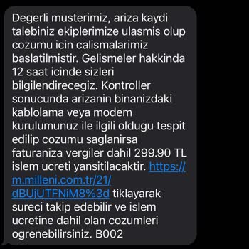 Millenicom Çözülmeyen İnternet Bağlantı Sorunu Ve Alınan Fazla Para!
