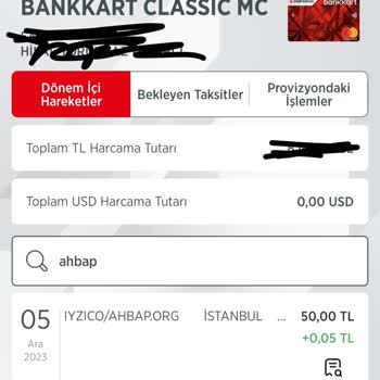 Ahbap Derneği Otomatik Bağışın İptal Edilmemesi