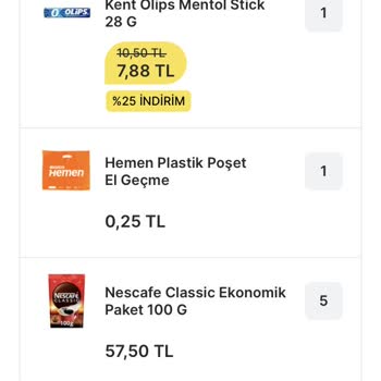 Migros Hemen Tarafından Teslim Edilmeyen Ürünün Ücreti Tahsil Edildi