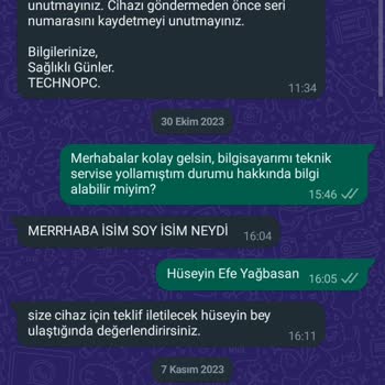 Technopc Teknopc'nin Garanti Yasal Sürecini Aşması