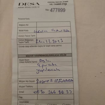 Desa Yeni Aldığım Omuz Askısının 10 Gün İçinde Düşmesi