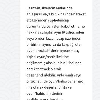 Cashwin Haksiz Hesap Silme
