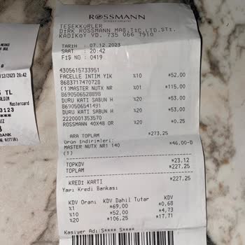 Rossmann Ürün Canlı Kurt Çıkması