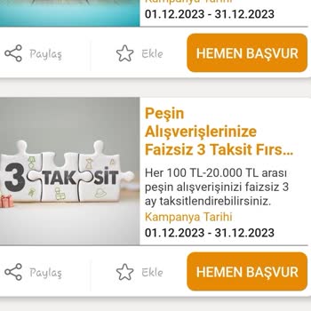 VakıfBank Kredi Kartımı Taksitlendirme