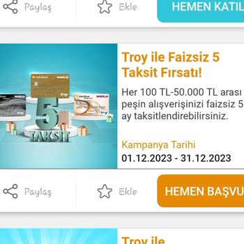 VakıfBank Kredi Kartımı Taksitlendirme