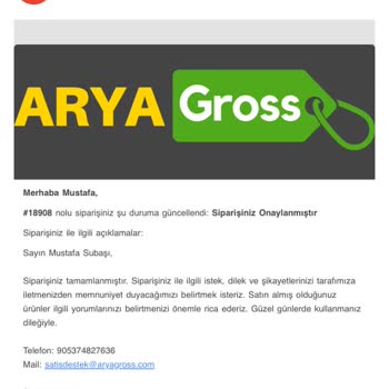 Arya Gross Sahte Satış Üzerinden Para Alma