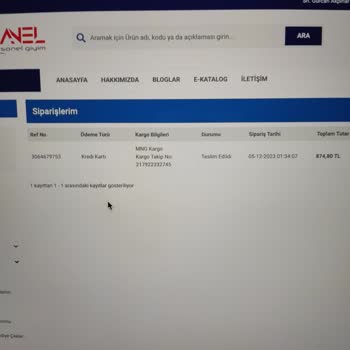 Moda Canel MNG Kargo Ürünü Teslim Etmediği Halde Ürün Bana Teslim Edilmiş