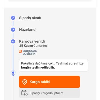 Borusan Lojistik Teslim Edilemeyen Ürün