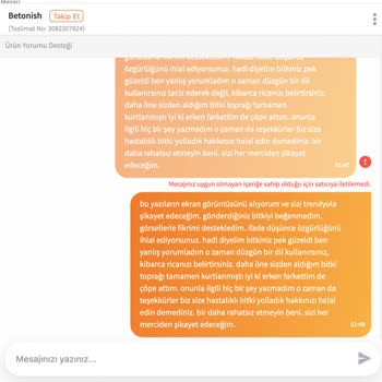 Betonish Firmasının Uygunsuz Üslubu