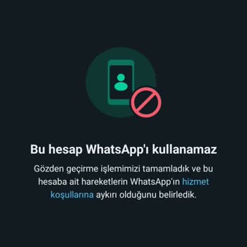 WhatsApp Hesap Blokesi