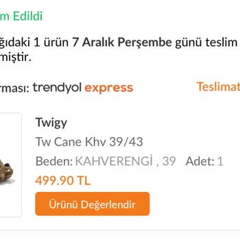 Twigy Firması Pandufu Farklı Numaralarda Göndermiş