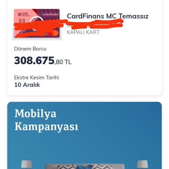 QNB Finansbank Kredi Kartı Kampanyası Ve Faiz Uygulamasına İlişkin Bilgilendirme Sorunu