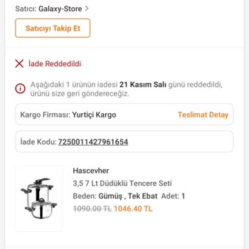 Trendyol Satıcı Mağazanın Haksız Kazancı