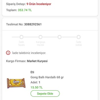Migros Hemen Yayla Şubesi Paramı Alıp Ürünlerimi Teslim Etmedi!