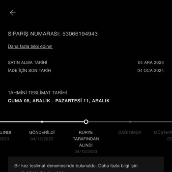 Zara Birgündekargo Firması Sorunu