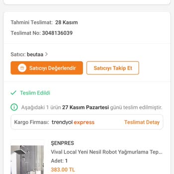 Trendyol Duş Seti Hüsranı, Hortum Patladı!