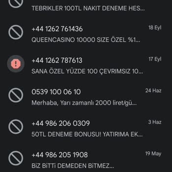 Vodafone Spam Mesajlar Yurt Dışı