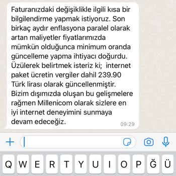 Millenicom Abonelik İptal Edemiyorum