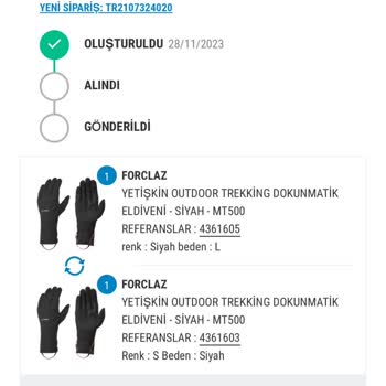Decathlon Yanlış Ürün Yolladı Değişim Yapmadı
