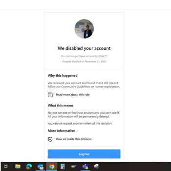Instagram Meta Platformlarından Haksız Yere Engellendim