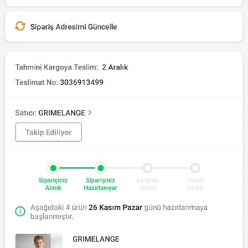 Grimelange Etik Dışı Satış