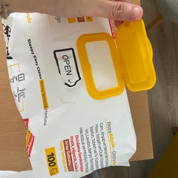 Sleepy Temizlik Mendili Paketinde Üretim Hatası Olması