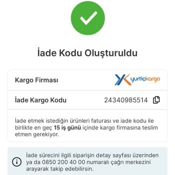 Mion Defolu Gelen Ürünün İadesi Yapılmadı