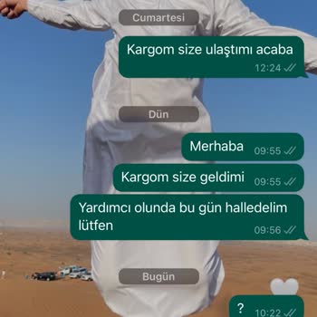 By Merve Kaya Ürünüm Teslim Edilmedi