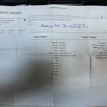 Türkiye Sigorta Kasko Mağduriyeti. 40gün Oldu, Dosya Kapatılmadı