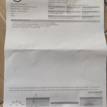 Opel, Opal Ankara Yetkili Servis