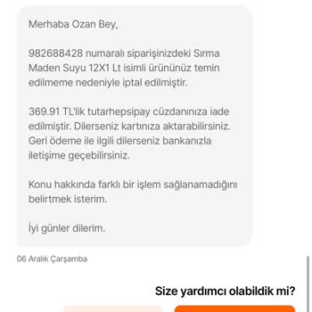 HepsiPay İade Edilmeyen Para