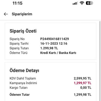 Pierre Cardin Giyim Pierre Cardin Para İademi Yapmıyor