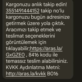 Aras Kargo, Teslim Edilmeyen Kargoyu Teslim Ettik Diyor