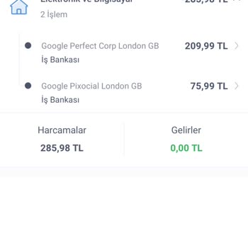 Perfect Corp. Google Perfect Corp London İzinsiz Para Çekimi