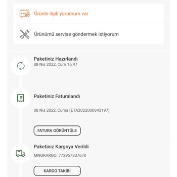 Karaca Züccaciye Karaca Servis İadesi