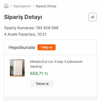 Hepsiburada İptal Edilen Şikayet
