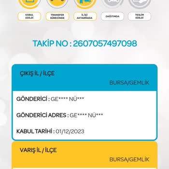 PTT Kargo 6 Gündür Kargom Gelmiyor