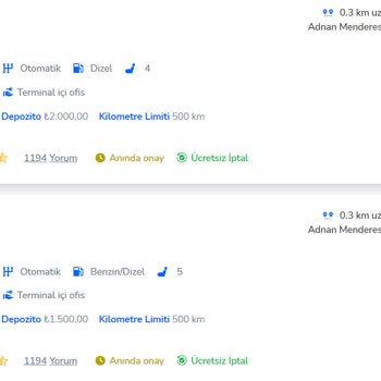 Greenmotion Car Rental İzmir Havalimanı Araç Kiralama Mağduriyeti