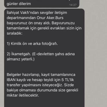 Türkiye İlahiyat Vakfı (Burs Başvuru) İlahiyat Vakfı Bursu