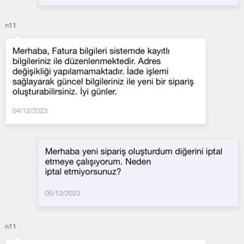 N11 İade De Oyalıyor